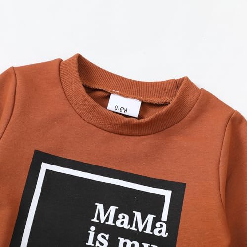 Yvowming Baby Tractor Print Pullover Pants