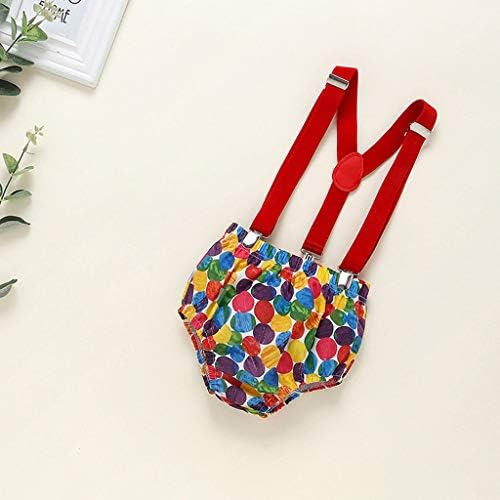 Baby Boys Month Bow Tie Belt Pants 9-12 Months