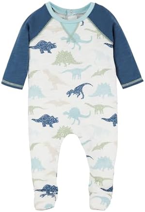 Mud Pie Dino-Printed Baby Sleepers Soft comfy for kids