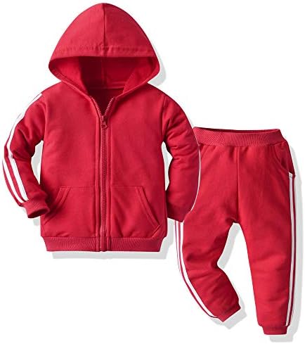 FAXSON Toddler Boys Girls Cotton Printed Striped Basketball deduced Set