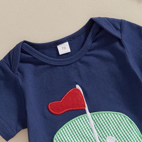 Omkzanbi Baby Boy Golf Essentials 1st Birthday Outfit