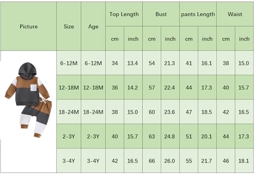 infant boys fall winter outfit set