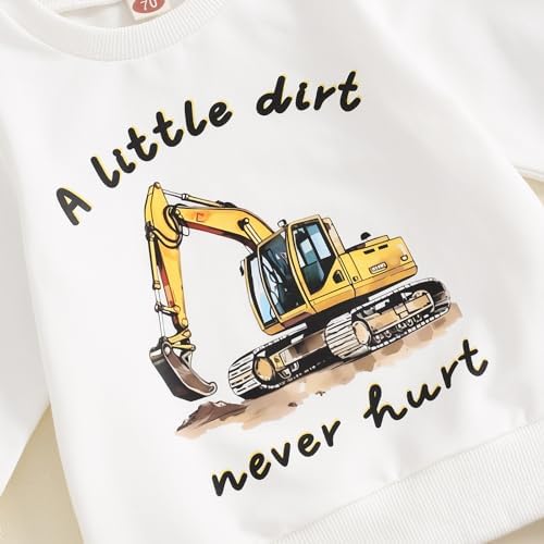 Perfect Toddler Tractor Farm Sweater Pants Set