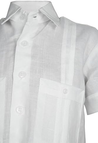 Mojito Kids Boys Linen Two Pocket Guayabera Set