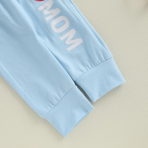 Happy Mothers DayFirst Mothers Day Set with Romper Pants hat for Infants