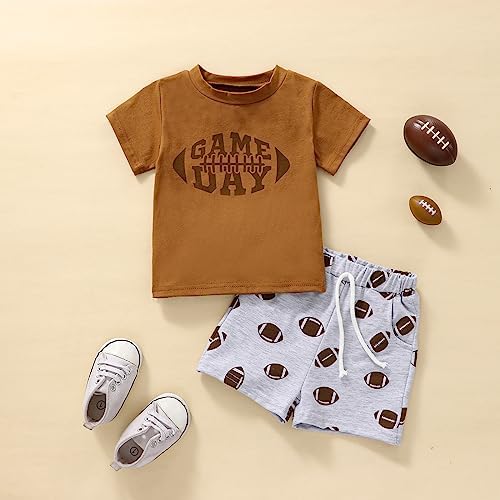 Cute Toddler Boys Football Outfit Set