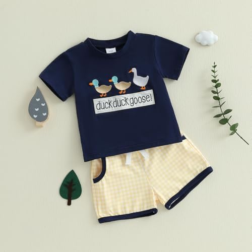 Miniature Mallard Duck Toddler Boys Summer Set