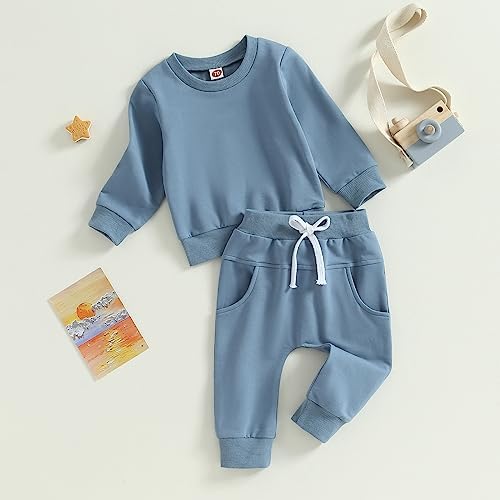 Perfect Match - Unisex 2-Piece Fashionable Set for Baby BoysGirls
