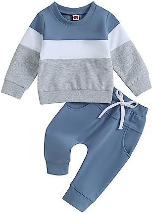 Keep them warm yet stylish - toddlers boys fall winter outfit set
