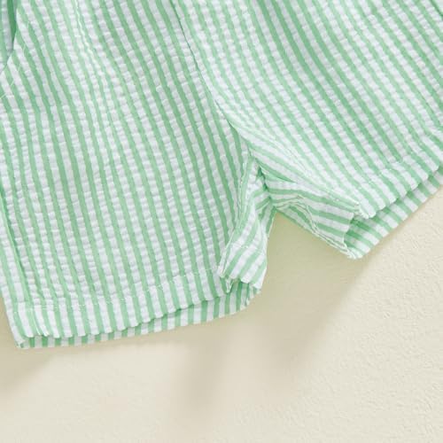 FIOMVA Toddler Boy Summer Golf Outfit Set