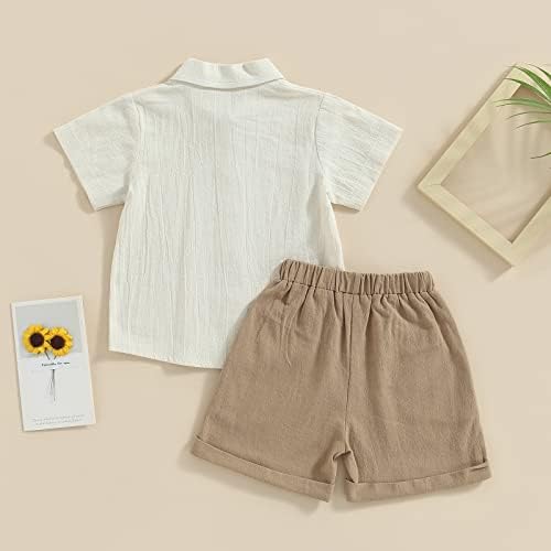 Gueuusu 2-Piece Summer Outfit for Toddler Boys Girls