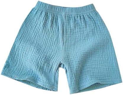 Cotton Linen Elastic Shorts for Baby Boys