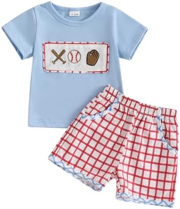Bagilaanoe 2PCS Summer Outfit for Toddler Boy