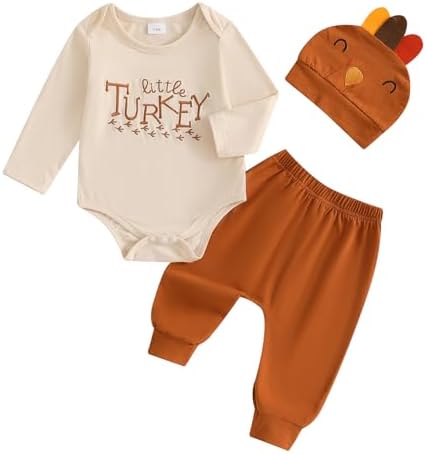My First Thanksgiving Baby Boy Outfit