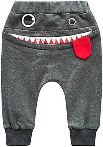 Fun Cartoon Monster Big Tongue Toddler Jogger Pants