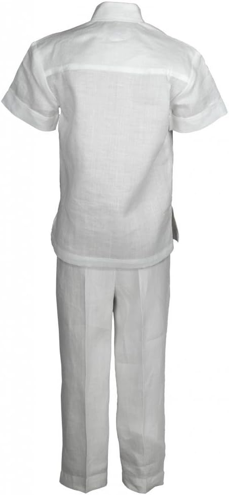 Mojito Kids Boys Linen Two Pocket Guayabera Set