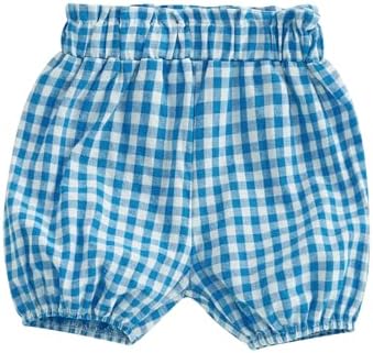 Toddler Plaid Bloomer Shorts for Boys and Girls