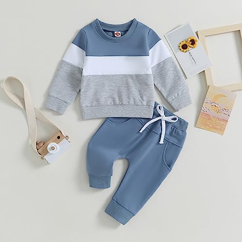 Keep them warm yet stylish - toddlers boys fall winter outfit set