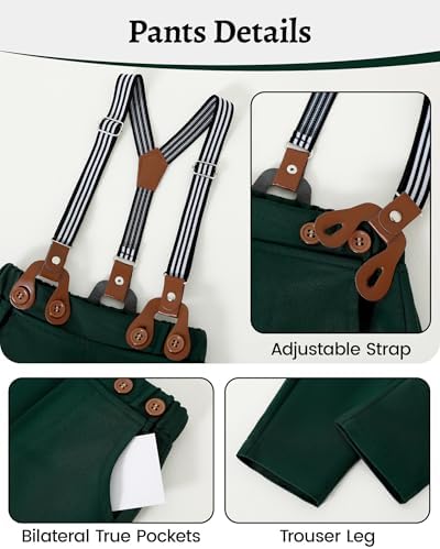 YALLET Baby Boy Tuxedo Set 0-18M