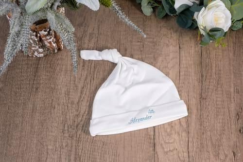 Personalized Baby Hat with Embroidery for Newborns