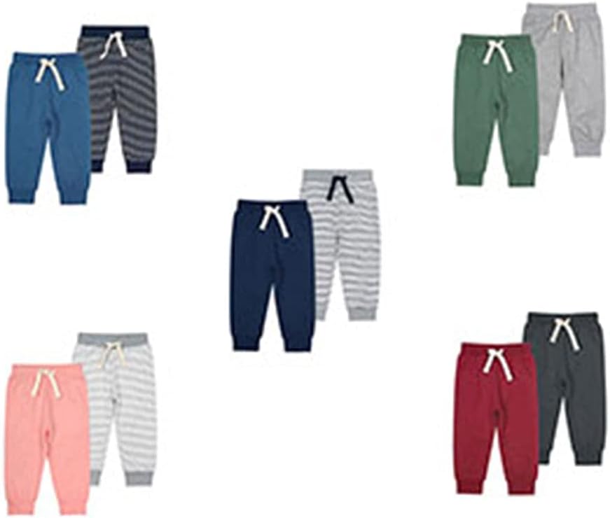 Perfect Fit Organic Cotton Joggers for Baby Boys 1-6T