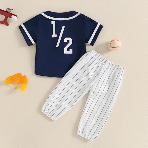 Chloefairy Baby Boy Half Birthday Outfit Set