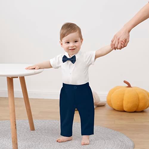 Disaure Baby Boy Outfits - 4PCS gentleman designs for everyday and special occasions