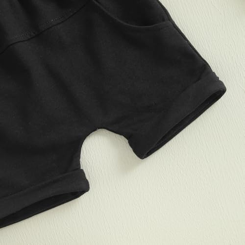 Non-Negotiable Baby Boy Shorts Set Toddler Boys Summer Outfit BearRaccoon Printing