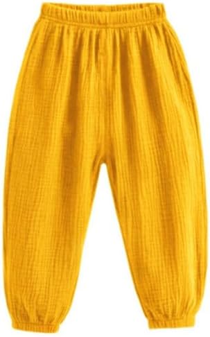 Perfect Comfort Style - HeamoeKids Cotton Linen Pants for Toddlers