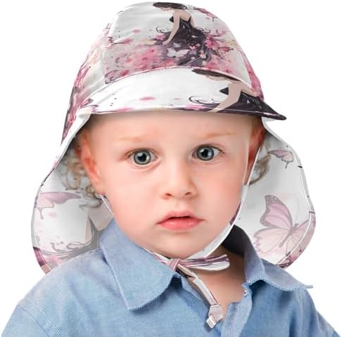 J JOYSAY Pink Butterfly Toddler Hat