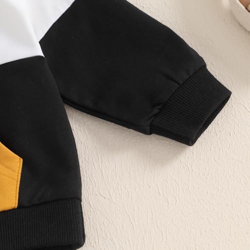 BemeyourBBs Toddler Boy Outfit Hoodie Svens