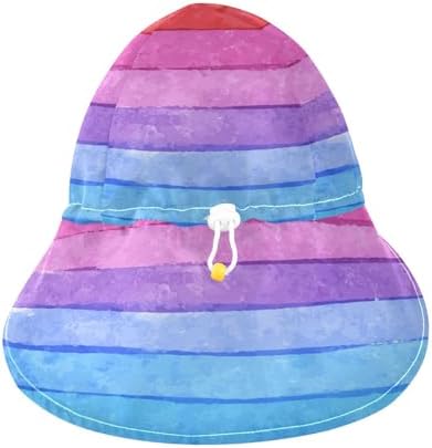Watercolor Striped Baby Sunhat UPF 50
