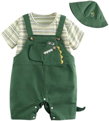 Perfect Stripe Romper Set for Boys