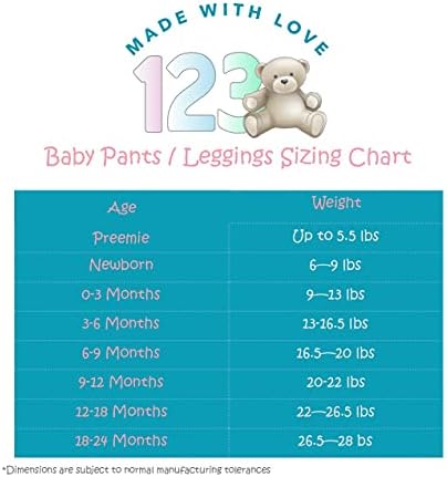 Perfect 100 Cotton Baby Pants from 123 Bear
