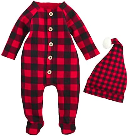 Fun buffalo check baby sleeper