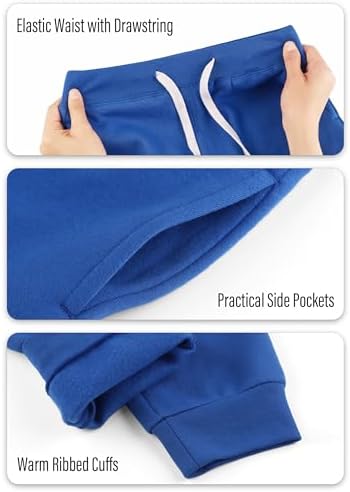 Resinta Baby Toddler Boys Cozy Fleece Jogger Pants