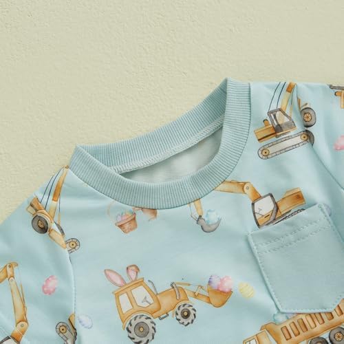 ToddlerEMS Protest Baby BoyEaster Set Truck Eagon Bunny 2Pcs