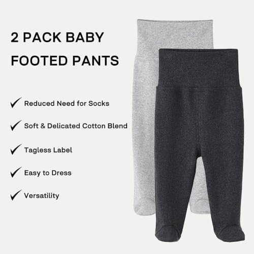 Enfants Chris 2 Pack Baby Footed Pants