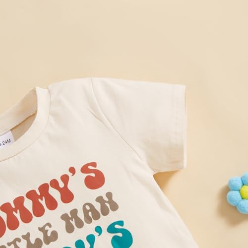 WSBVNS Infant Boys Summer Letter Print Set