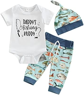 Newborn Fishing Triplet Gift for Boys