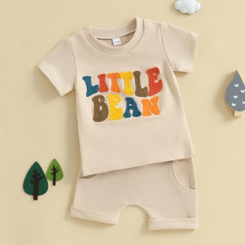Little Bean Baby Outfits Toddler Boy Summer Clothes Soft Cute