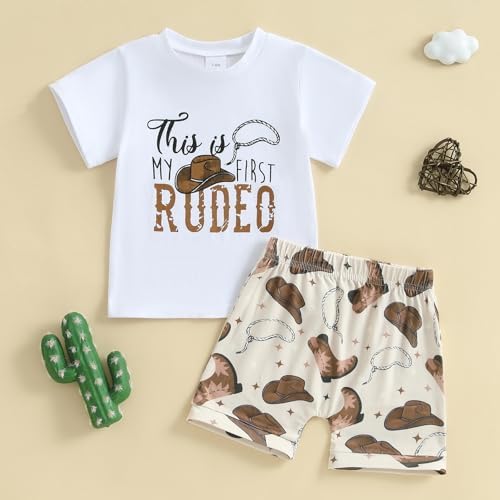 My First Rodeo Toddler Boy Outfit - Western Kids Clothes