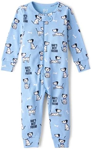 Snug Fit Dog Print Pajamas for Little Ones