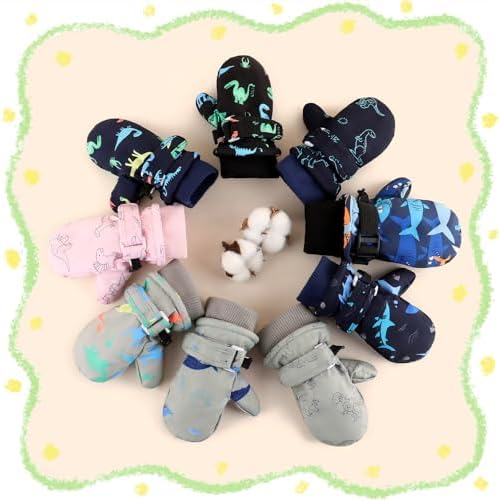 FUOITA Toddler Winter Gloves Fun Durable
