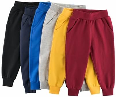 Premium Cotton Pull-On Joggers for Toddlers Kids