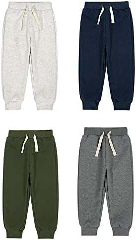 Teach Leanbh Toddler Boys Girls 2 Pack Thin Fleece Sweepants