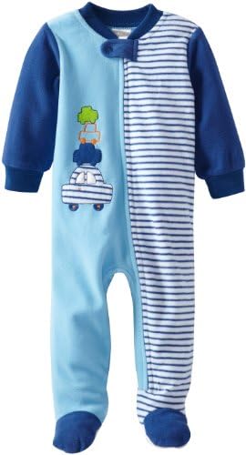 Absorbaby Baby Boys Cars Blanket Sleepers - Soft and Cozy