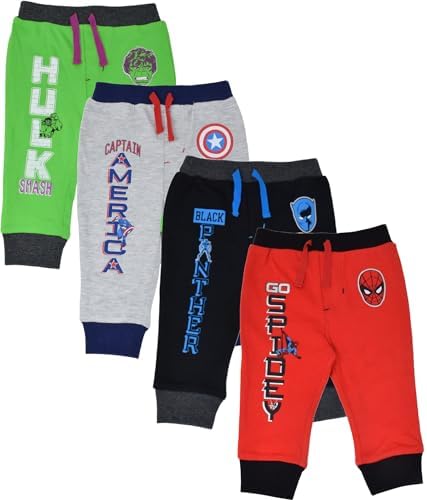 Marvel Avengers 4-Pack Jogger Pants Set