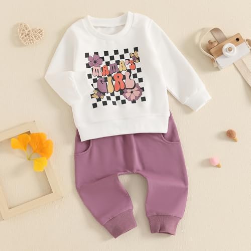 Perfect Toddler Essentialscheckedrinterface Top Pants Set for Growth Style