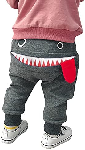 Fun Cartoon Monster Big Tongue Toddler Jogger Pants